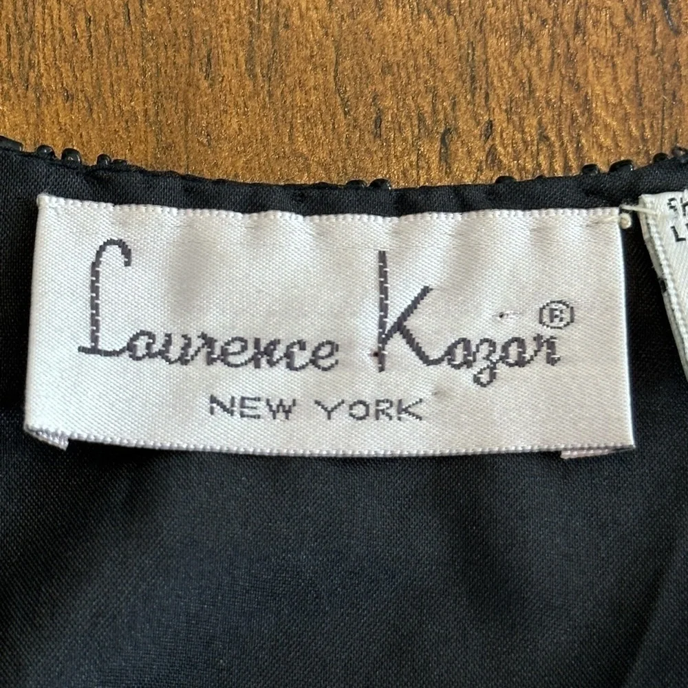 Laurence Kazar | Vintage Black Beaded Silk Jacket